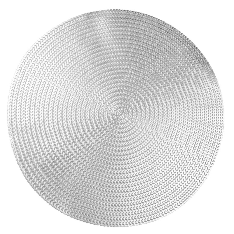 Mata dekoracyjna EVORA srebrna RAVI